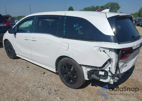 2023 Honda Odyssey Sport из США, поврежденный, VIN 5FNRL6H75PB065022